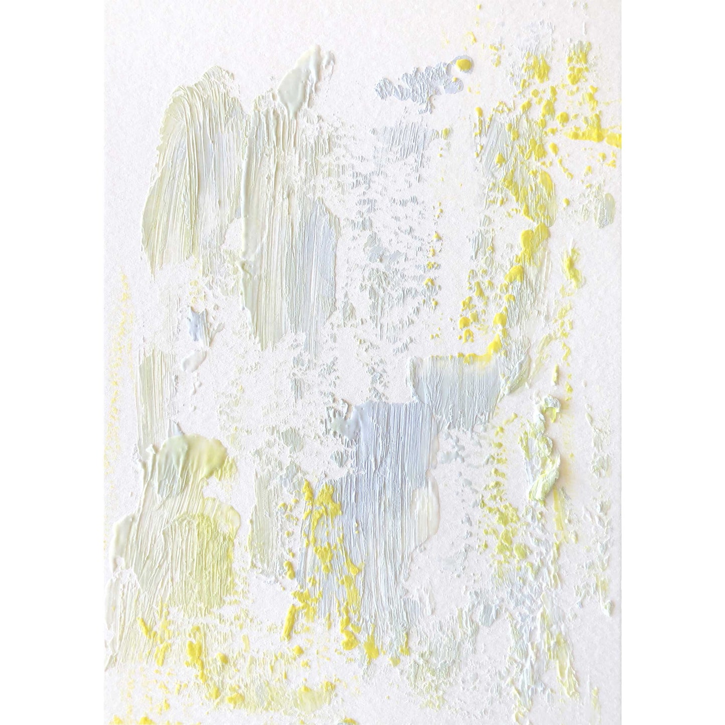 ENP-NB-005 "New Beginning" #5 (7x5) Original acrylic abstract painting by Chizu Omori Art