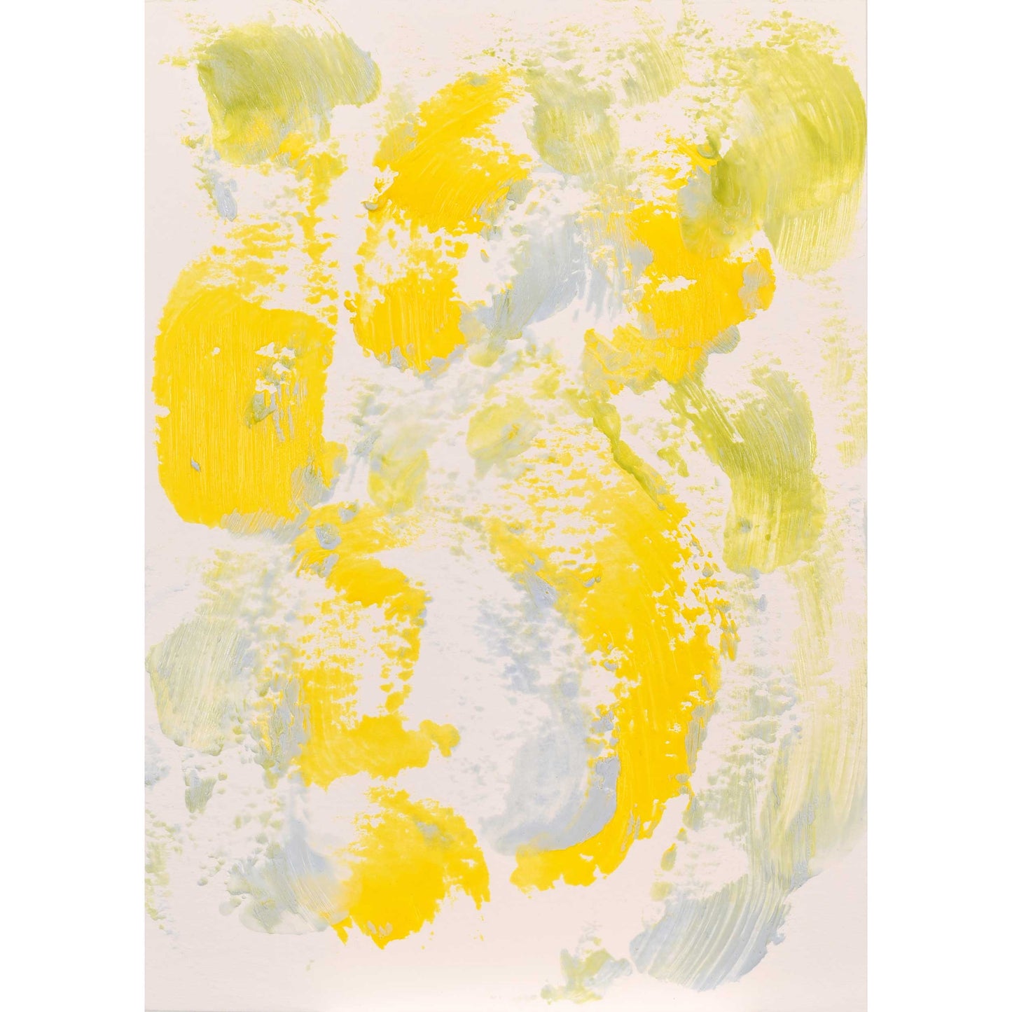 ENP-NB-026 "New Beginning" #26 (7x5) Original acrylic abstract painting by Chizu Omori Art