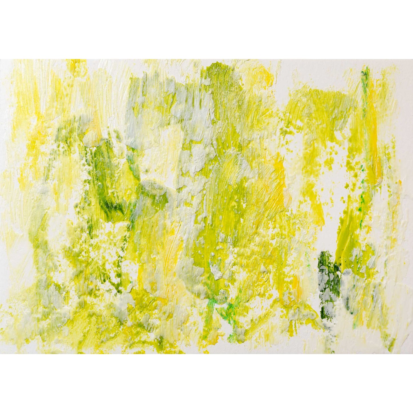 ENP-NB-088 "New Beginning" #88 (5x7) Original acrylic abstract painting by Chizu Omori Art