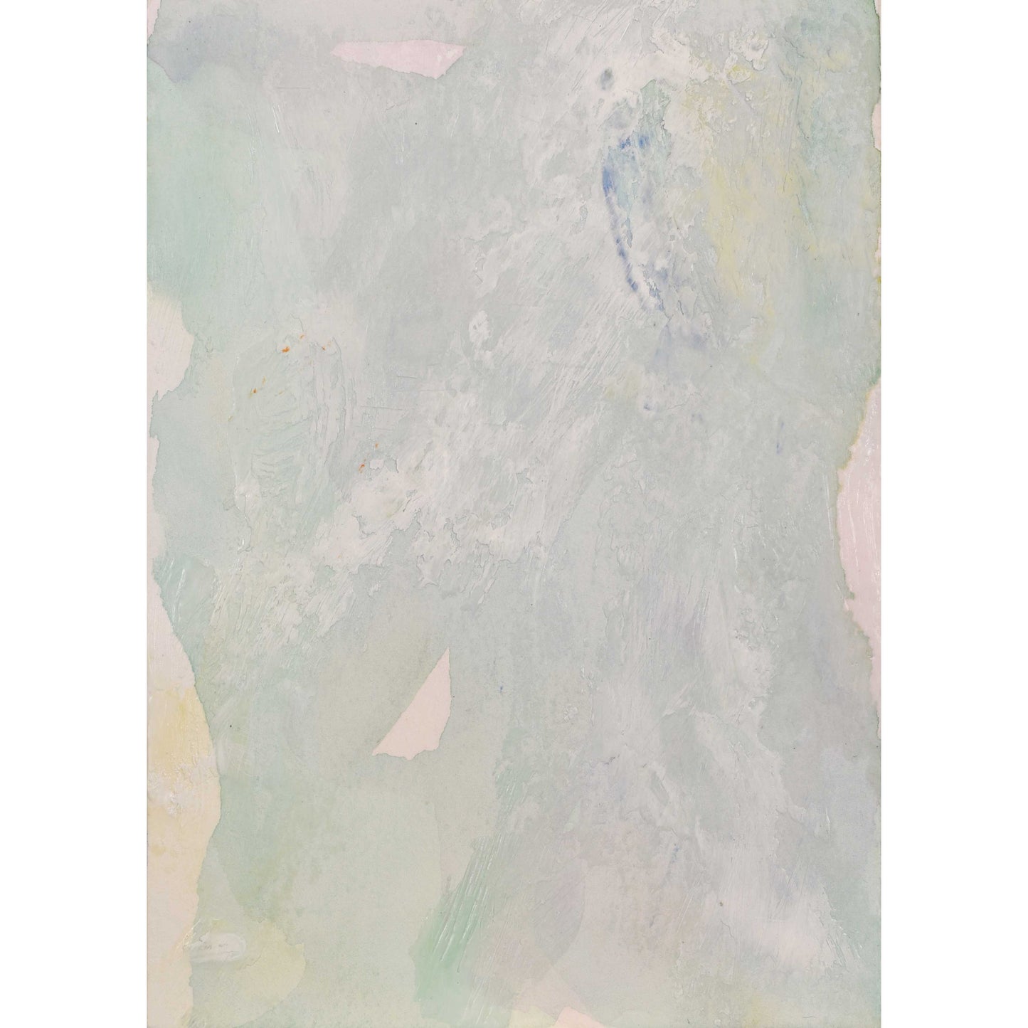 MMP-NB-118 "New Beginning" #118 (7x5) Original mixed media abstract painting by Chizu Omori Art