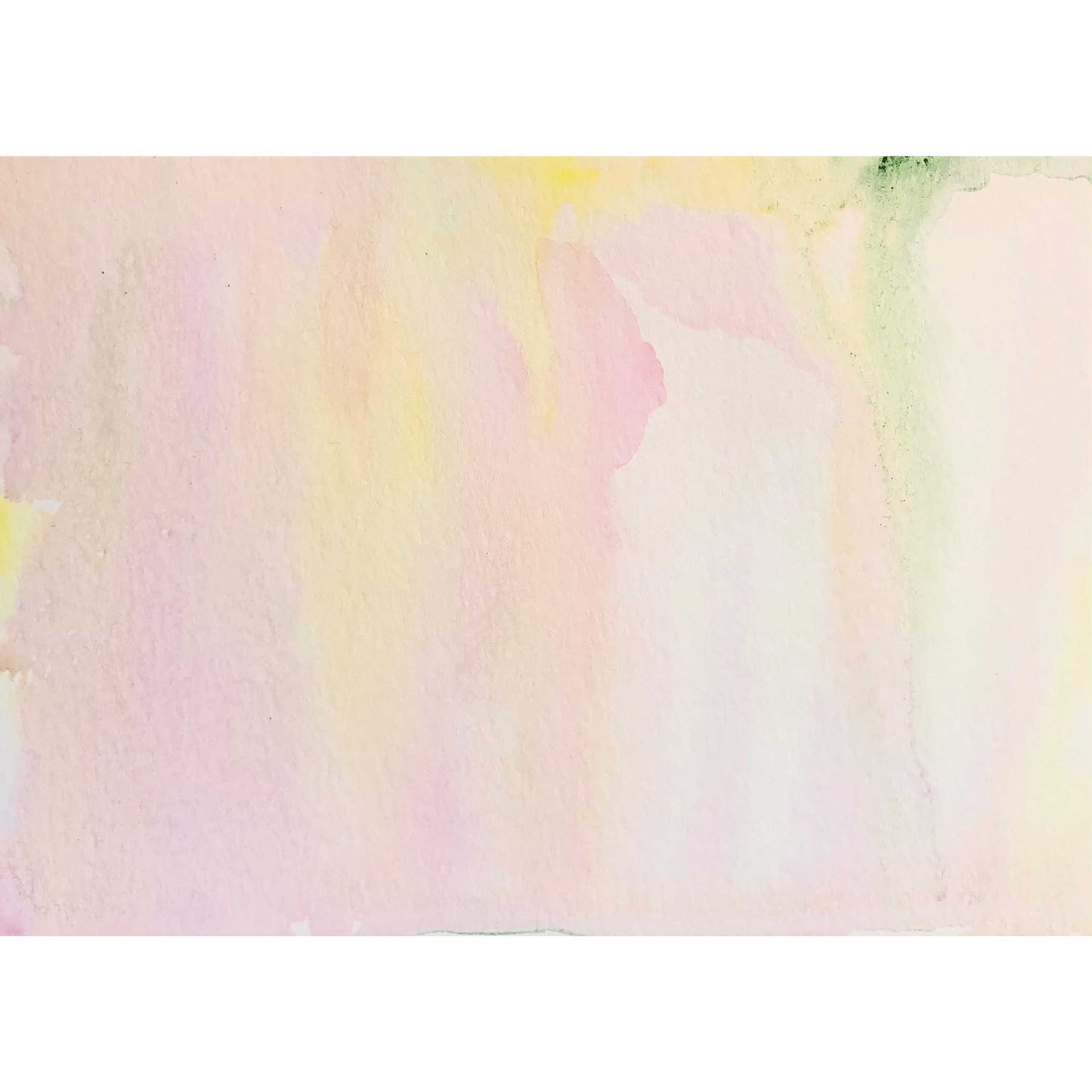 WCP-LV-025 "Love" #25 (5x7) Original encaustic watercolor painting by Chizu Omori Art