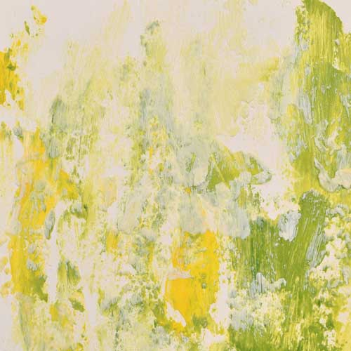 Encaustic painting on paper by Chizu Omori