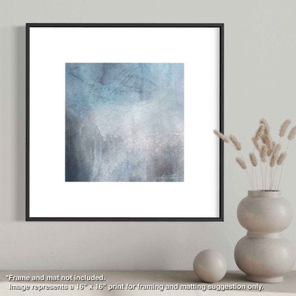 Chizu Omori Fine Art Prints on Paper Blue Earth Series #6 (framed-A)