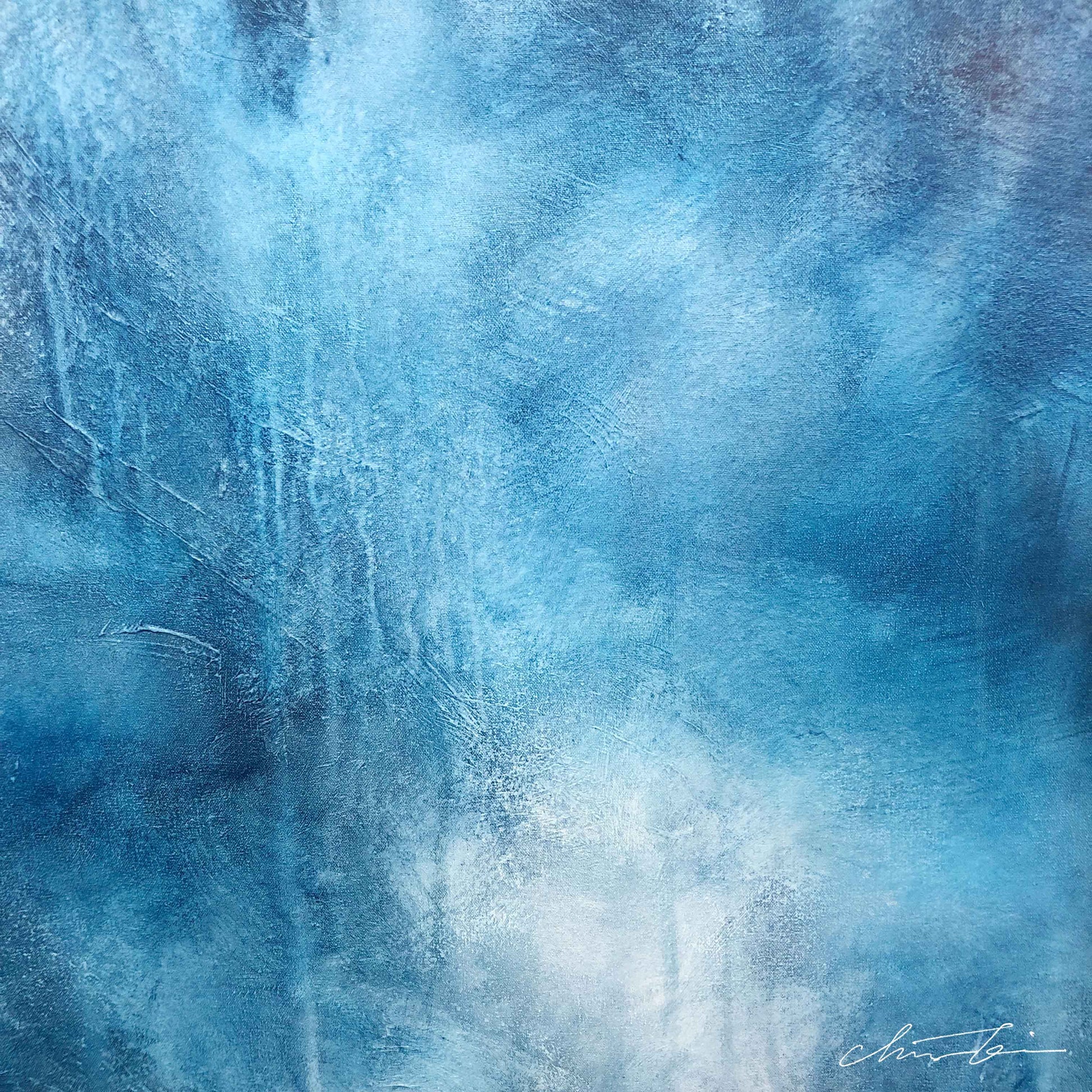 Chizu Omori Fine Art Prints on Paper Blue Earth Series #7