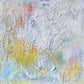 ENW-NB-006 "New Beginning" #6 (8x8x.875) Original encaustic abstract painting by Chizu Omori Art
